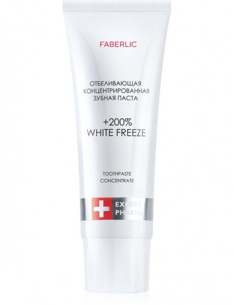Концентрированная отбеливающая зубная паста WHITE FREEZE серии EXPERT PHARMA