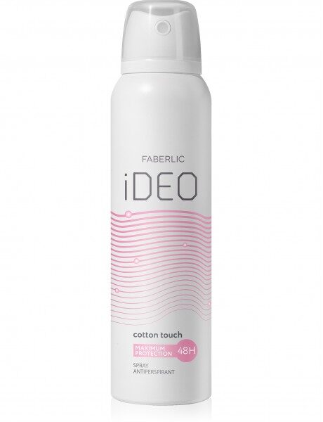 Спрей-антиперспирант Cotton Touch iDeo