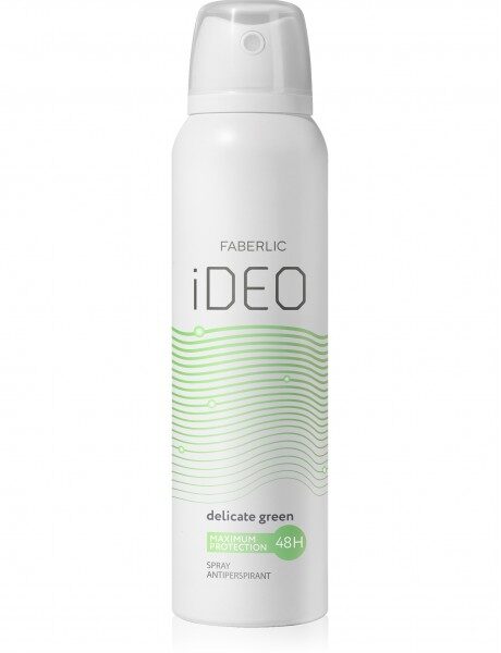 Спрей-антиперспирант Delicate Green iDeo