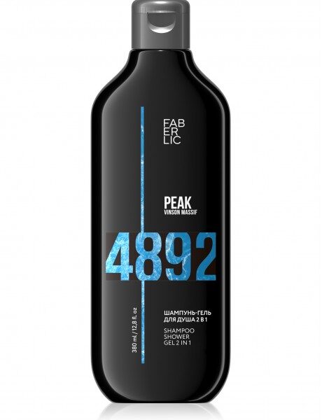 Шампунь-гель для душа 2 в 1 Fresh серии Peak