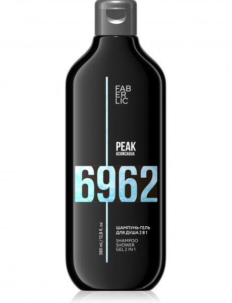 Шампунь-гель для душа 2 в 1 Energy серии Peak
