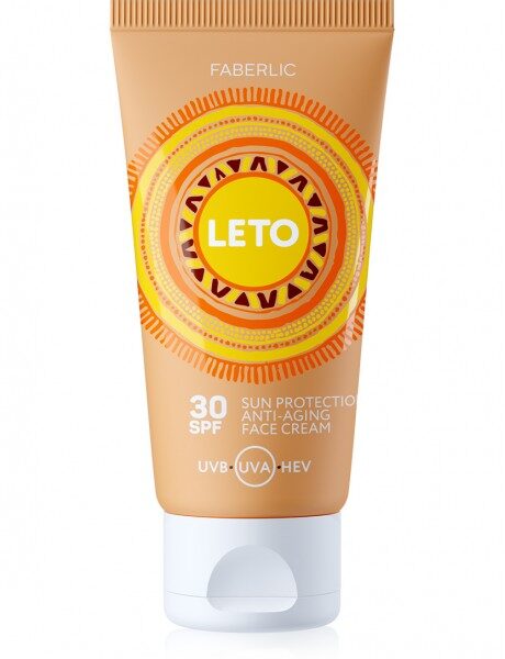 Крем для лица солнцезащитный SPF 30 антивозрастной серии LETO