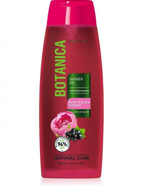 Гель для душа «Гладкость и сияние» серии Botanica 400 мл (INT) (INT)