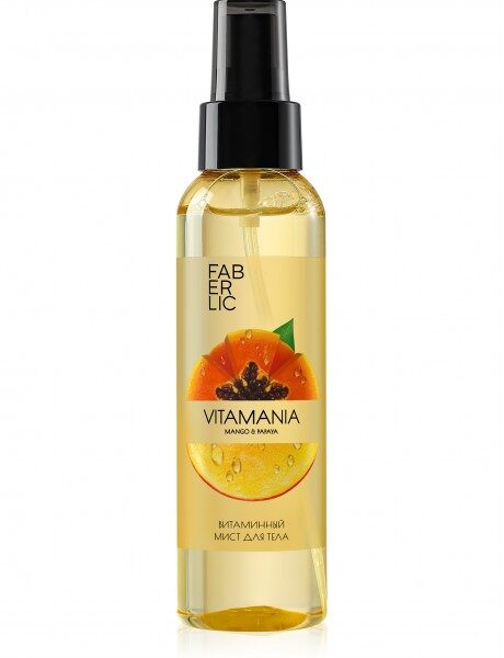 Витаминный мист для тела Манго и папайя серии Vitamania