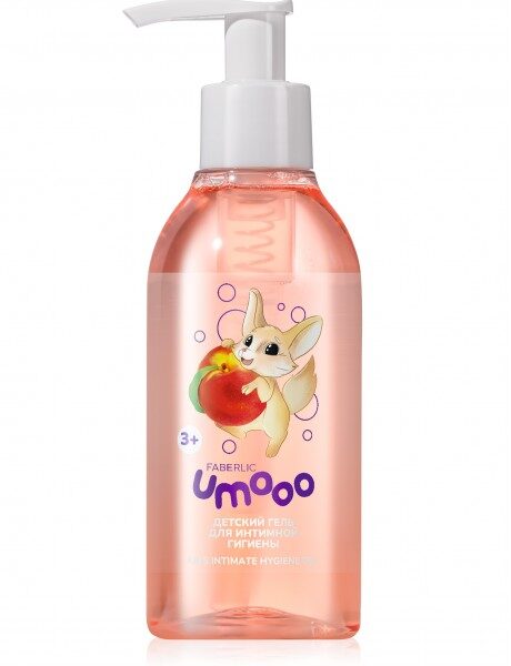 Детский гель для интимной гигиены 3+ серии Umooo