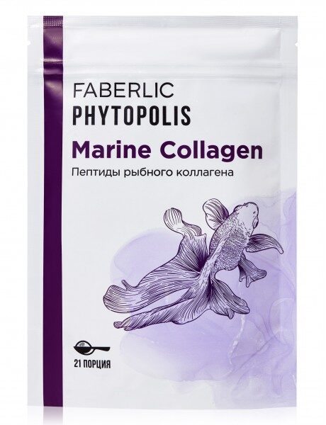 Концентрат сухой для приготовления безалкогольных напитков "Marine Collagen" / "Морской Коллаген"