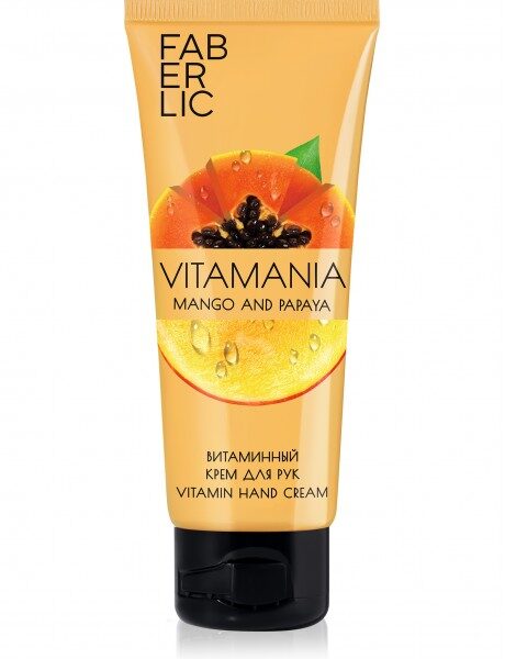 Витаминный крем для рук «Манго и папайя» серии Vitamania