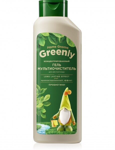 Концентрированный гель-мультиочиститель товарного знака Home Gnome Greenly