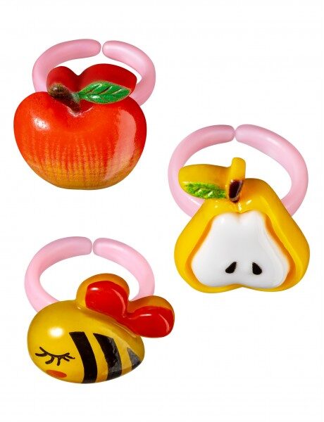 Набор детских колечек  «Фруктовый сад» / Set of Kids Rings Orchard