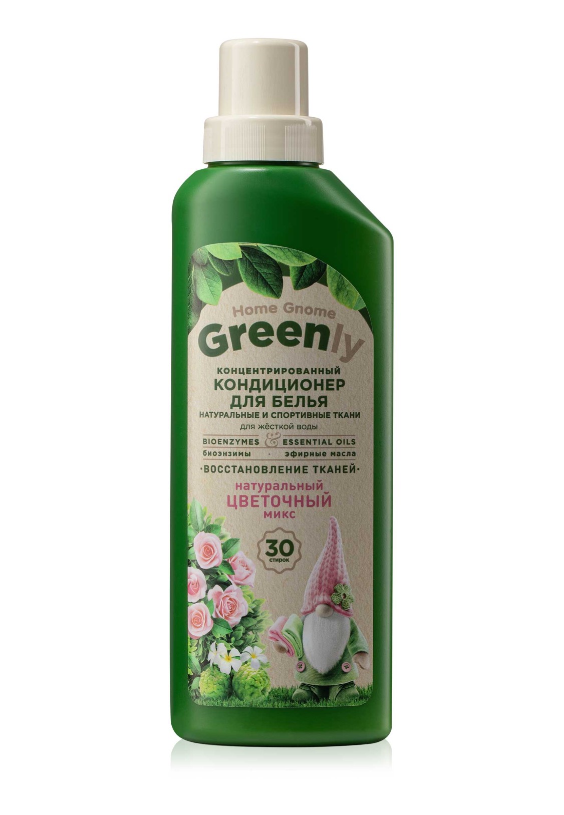 Концентрированный кондиционер для белья «Цветочный микс» Home Gnome Greenly