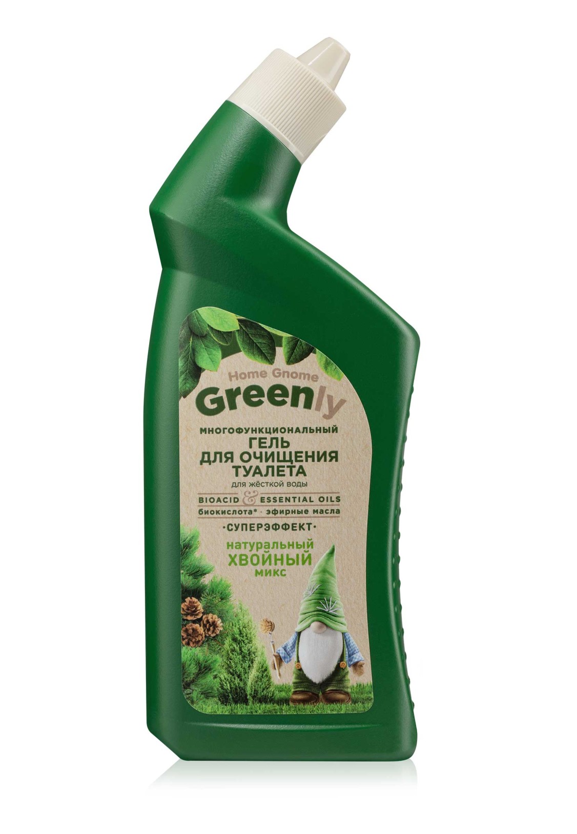 Многофункциональный гель для очищения туалета «Хвойный микс» Home Gnome Greenly