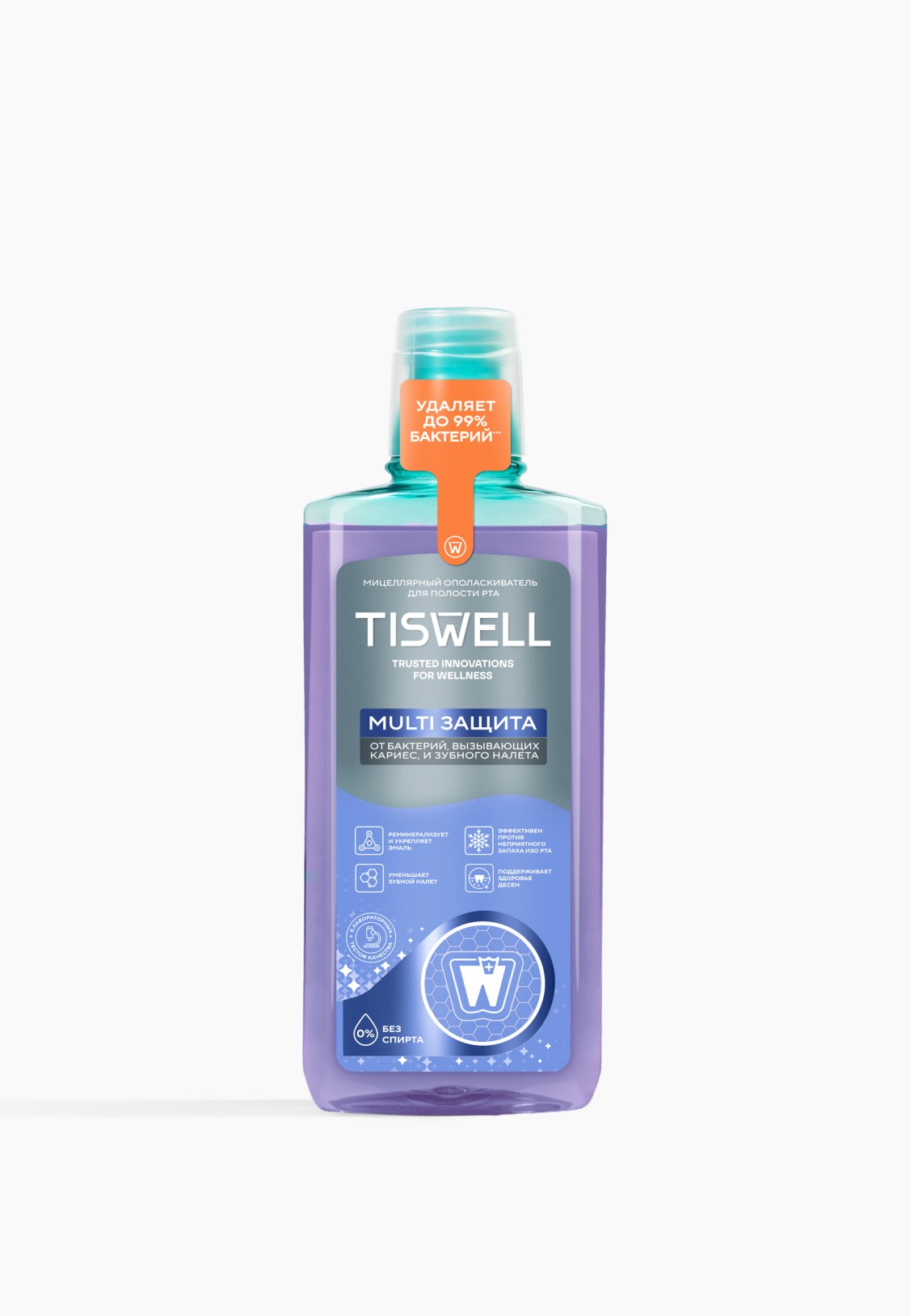 Ополаскиватель мицеллярный для полости рта Tiswell MULTI Защита