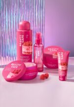 Парфюмированный сахарно-солевой скраб для тела «Малиновый мусс» Beauty Cafe — изображение 4
